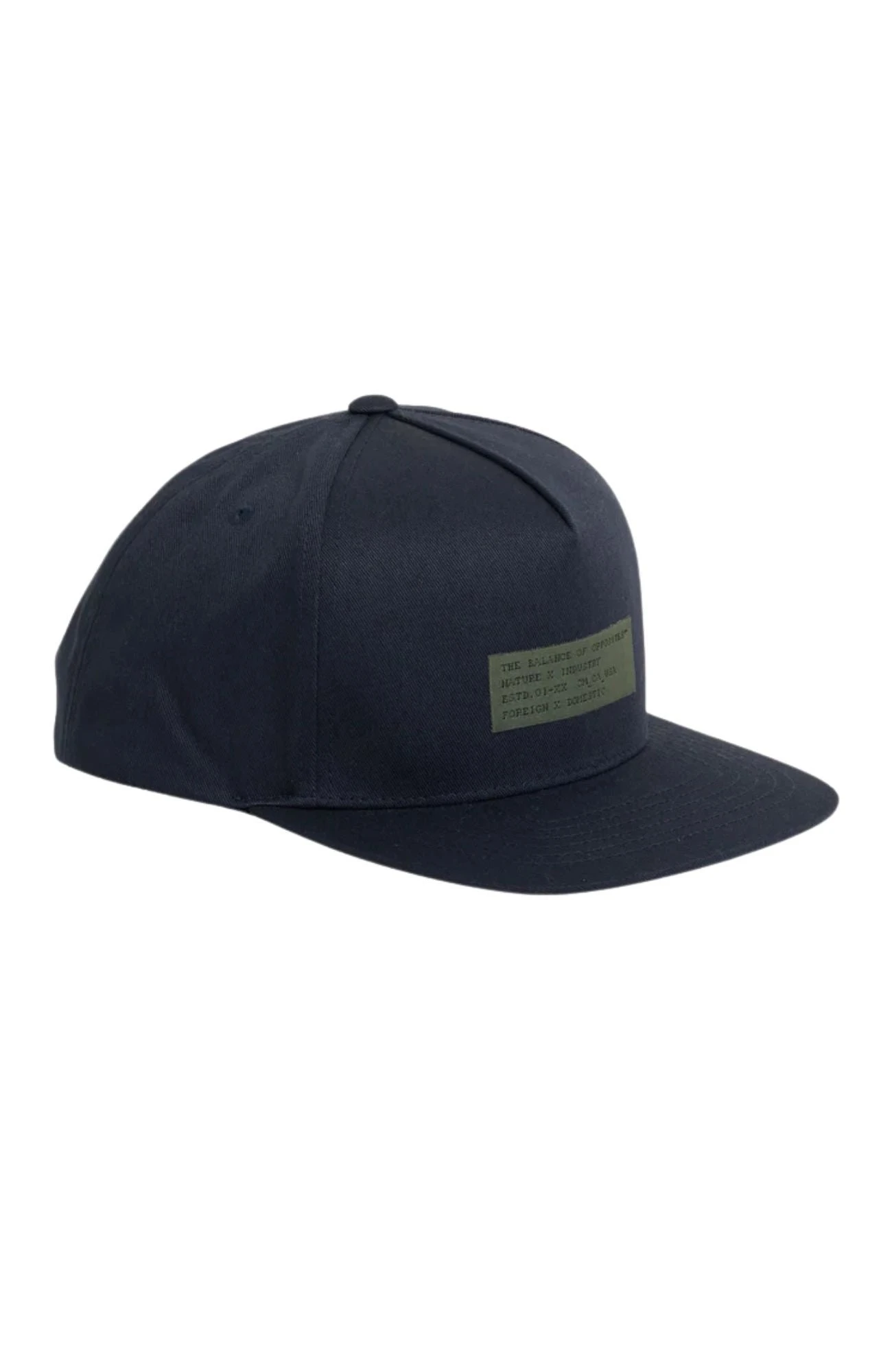 RVCA Surplus Snapback Petrol Blue 3 RVCA Surplus Snapback Petrol Blue - Image 3