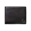 Volcom Single Stone Leather Wallet Black