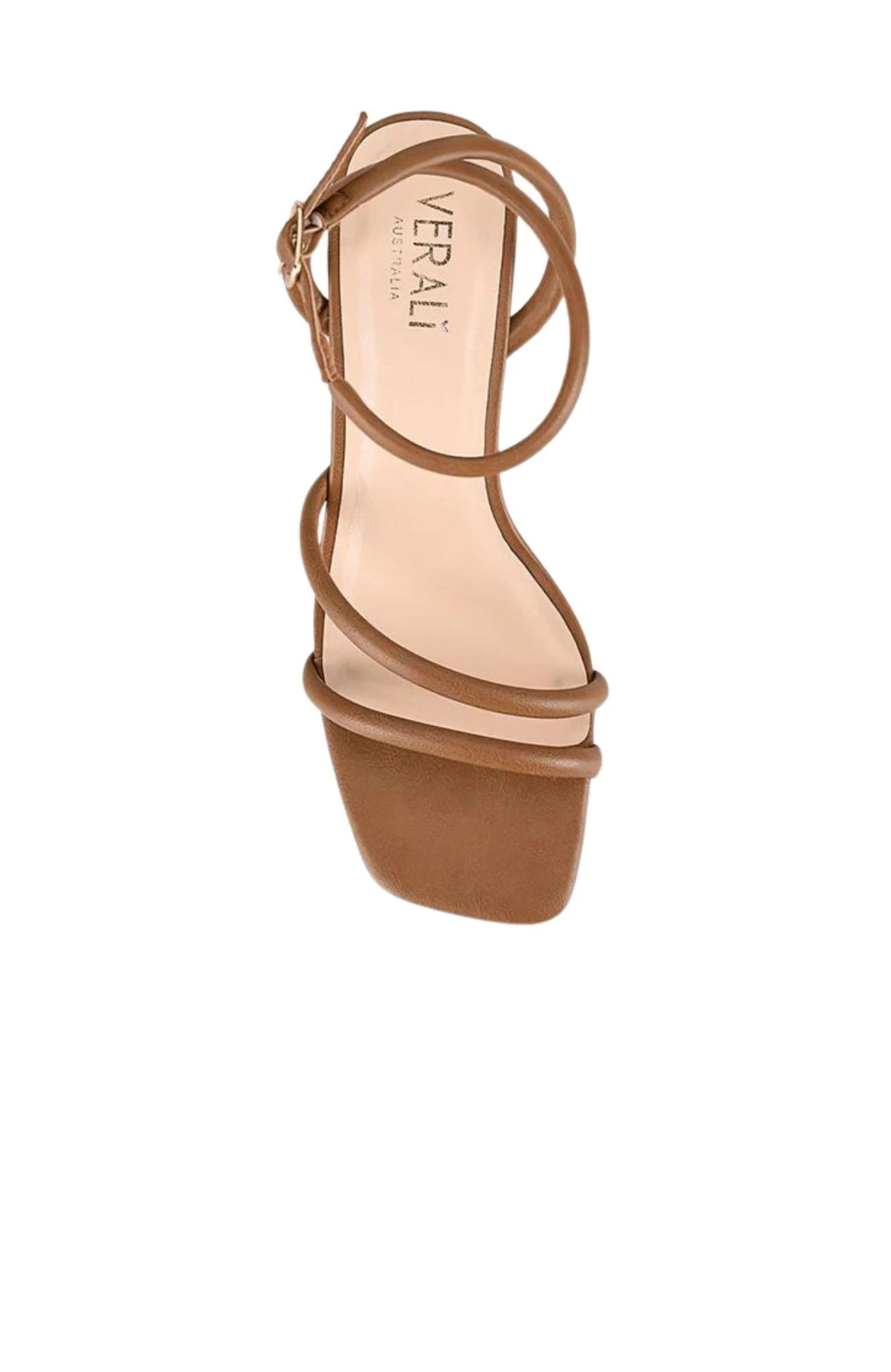 Nadia Block Heel Sandal Tan 4 Nadia Block Heel Sandal Tan - Image 4