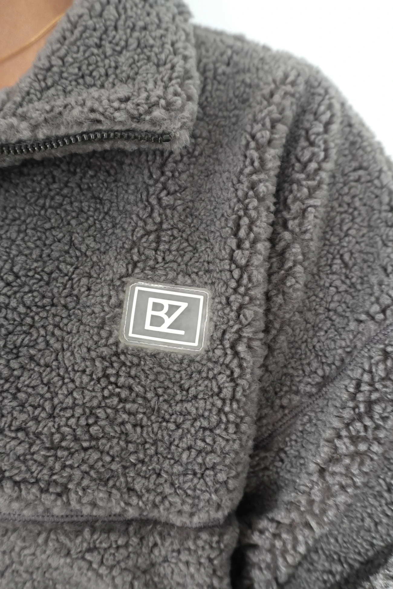 Ace Quarter Teddy Charcoal 5 Ace Quarter Teddy Charcoal - Image 5