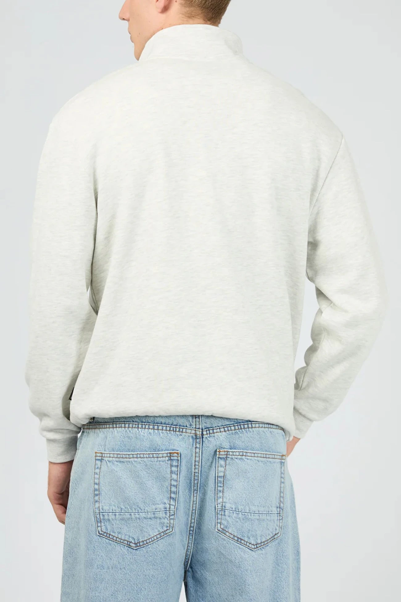 Airlock Quarter Zip Stone Marle 2 Airlock Quarter Zip Stone Marle - Image 2