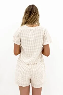 Aisling Set Latte Gingham 9 Aisling Set Latte Gingham -Jean Jail Shop Aisling Set Latte Gingham bb