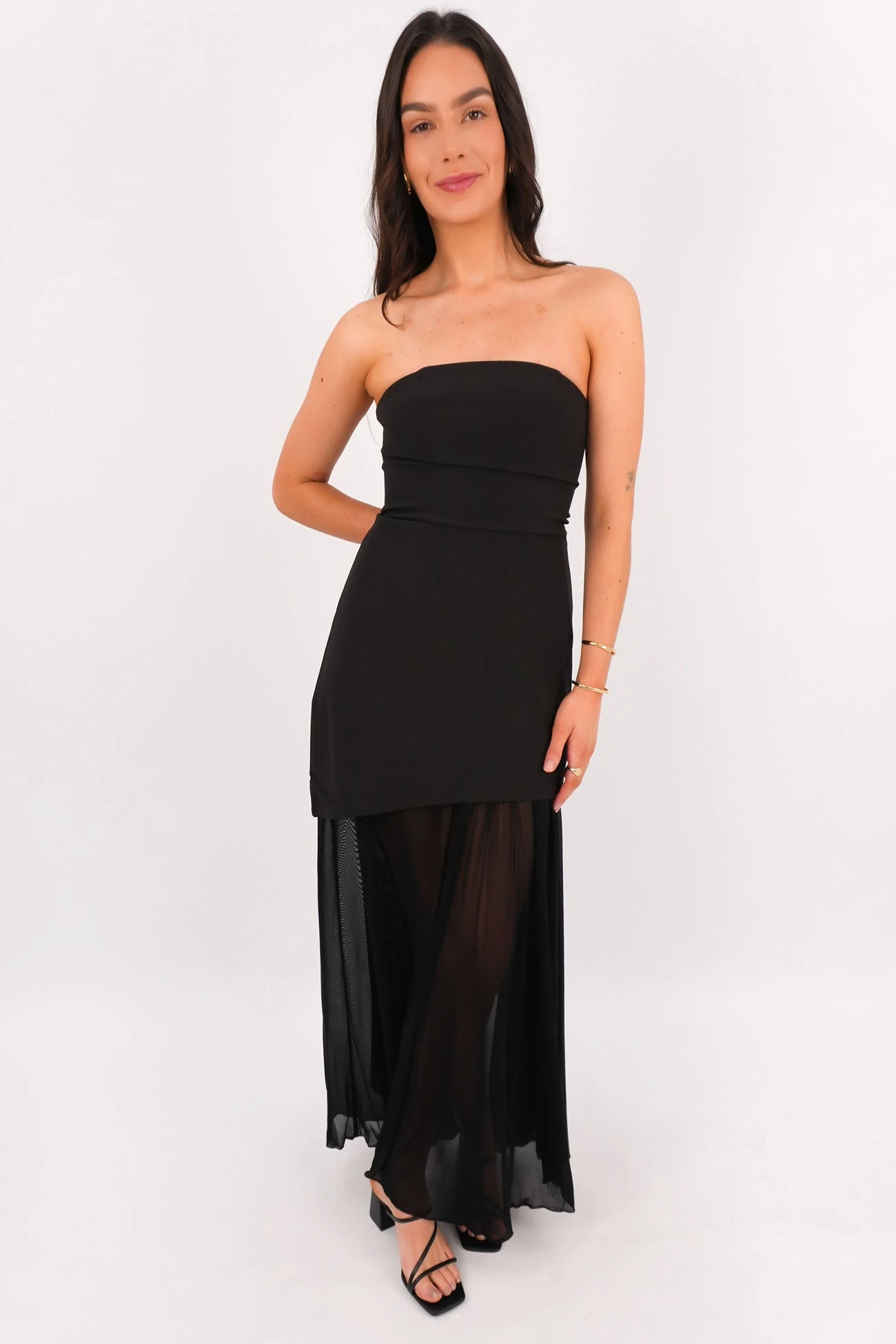 Alessia Midi Dress Black 2 Alessia Midi Dress Black - Image 2
