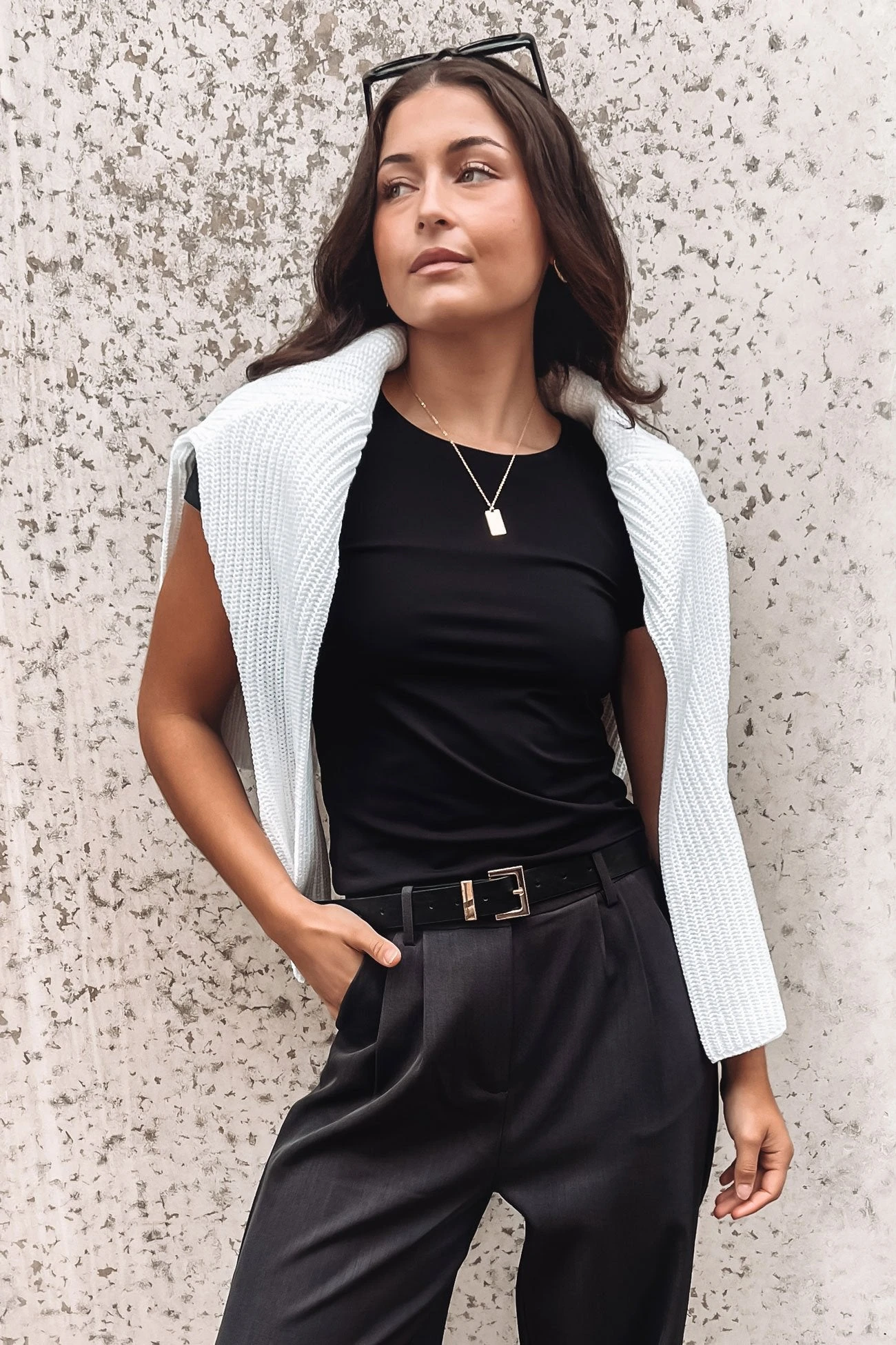 Alex Smooth Tee Black 6 Alex Smooth Tee Black - Image 6