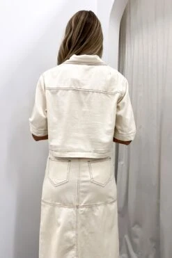 Alicia Denim Cropped Shirt Sand 5 Alicia Denim Cropped Shirt Sand -Jean Jail Shop Alicia Denim Cropped Shirt Sand b