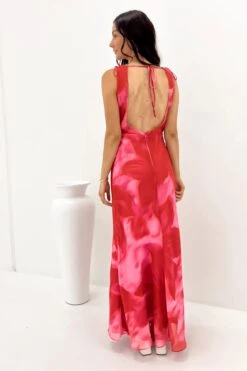 Alisa Maxi Dress Hibiscus 9 Alisa Maxi Dress Hibiscus -Jean Jail Shop Alisa Maxi Dress Hibiscus b