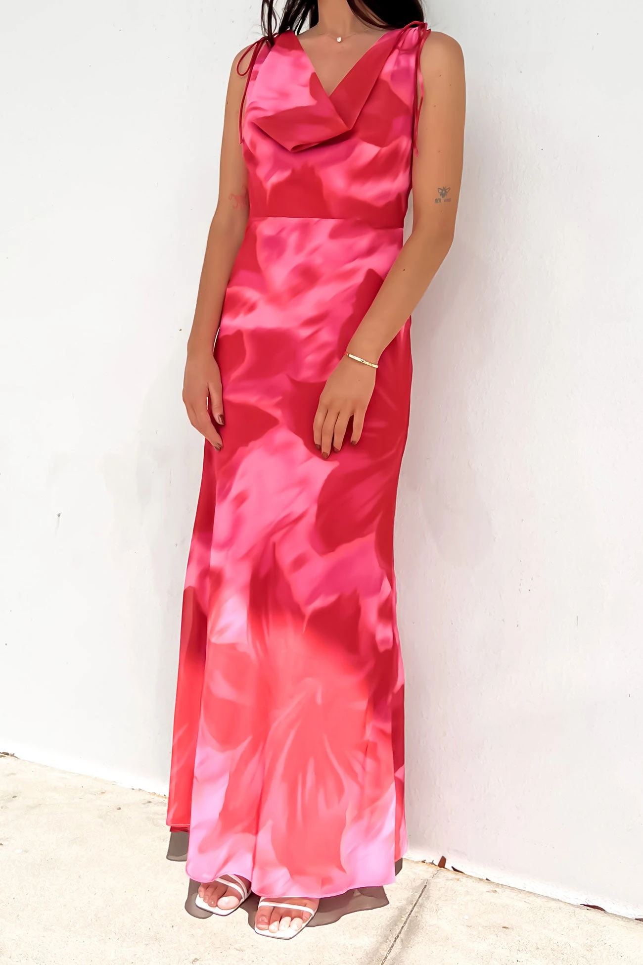 Alisa Maxi Dress Hibiscus 1 Alisa Maxi Dress Hibiscus