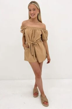 Amayah Playsuit Brown 6 Amayah Playsuit Brown -Jean Jail Shop Amayah Playsuit Brown fjpg