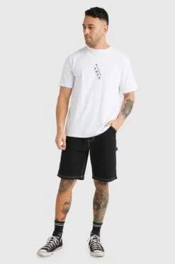 RVCA Americana Carpenter Short Black -Jean Jail Shop Americana Carpenter Short Black f1jpg