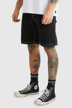 RVCA Americana Carpenter Short Black -Jean Jail Shop Americana Carpenter Short Black sjpg