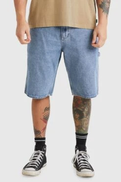 RVCA Americana Denim Short Broken Blue Wash