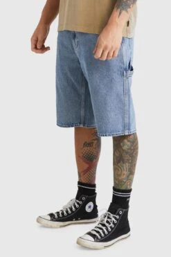 RVCA Americana Denim Short Broken Blue Wash -Jean Jail Shop Americana Denim Short Broken Blue Wash sjpg