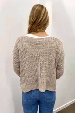 Anna Knit Cardigan Mocha 5 Anna Knit Cardigan Mocha -Jean Jail Shop Anna Knit Cardigan Mocha bb
