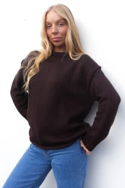 Antonia Knit Chocolate