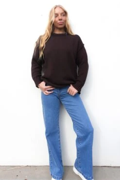 Antonia Knit Chocolate -Jean Jail Shop Antonia Knit Chocolate f6