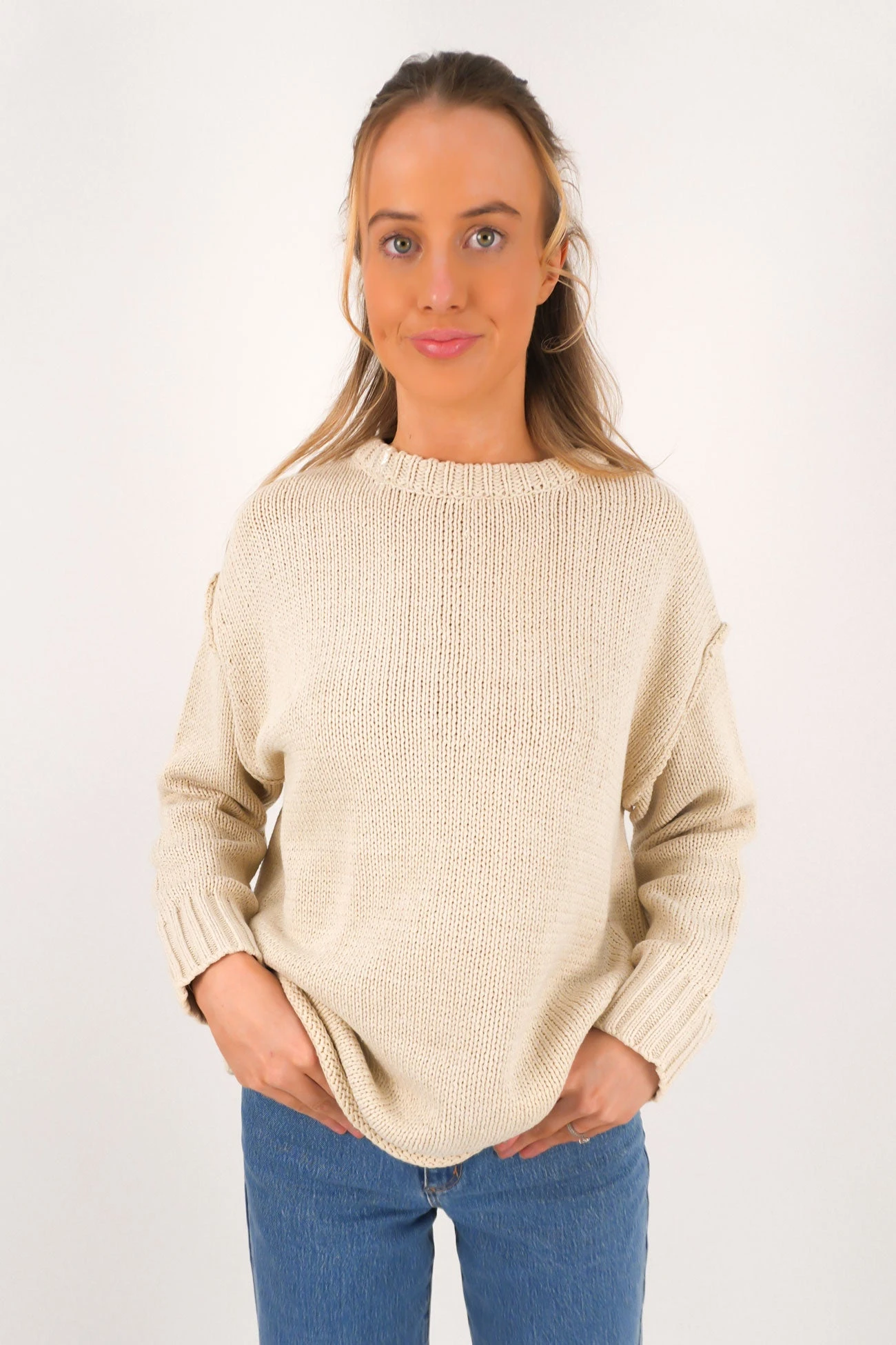 Antonia Knit Vanilla 2 Antonia Knit Vanilla - Image 2