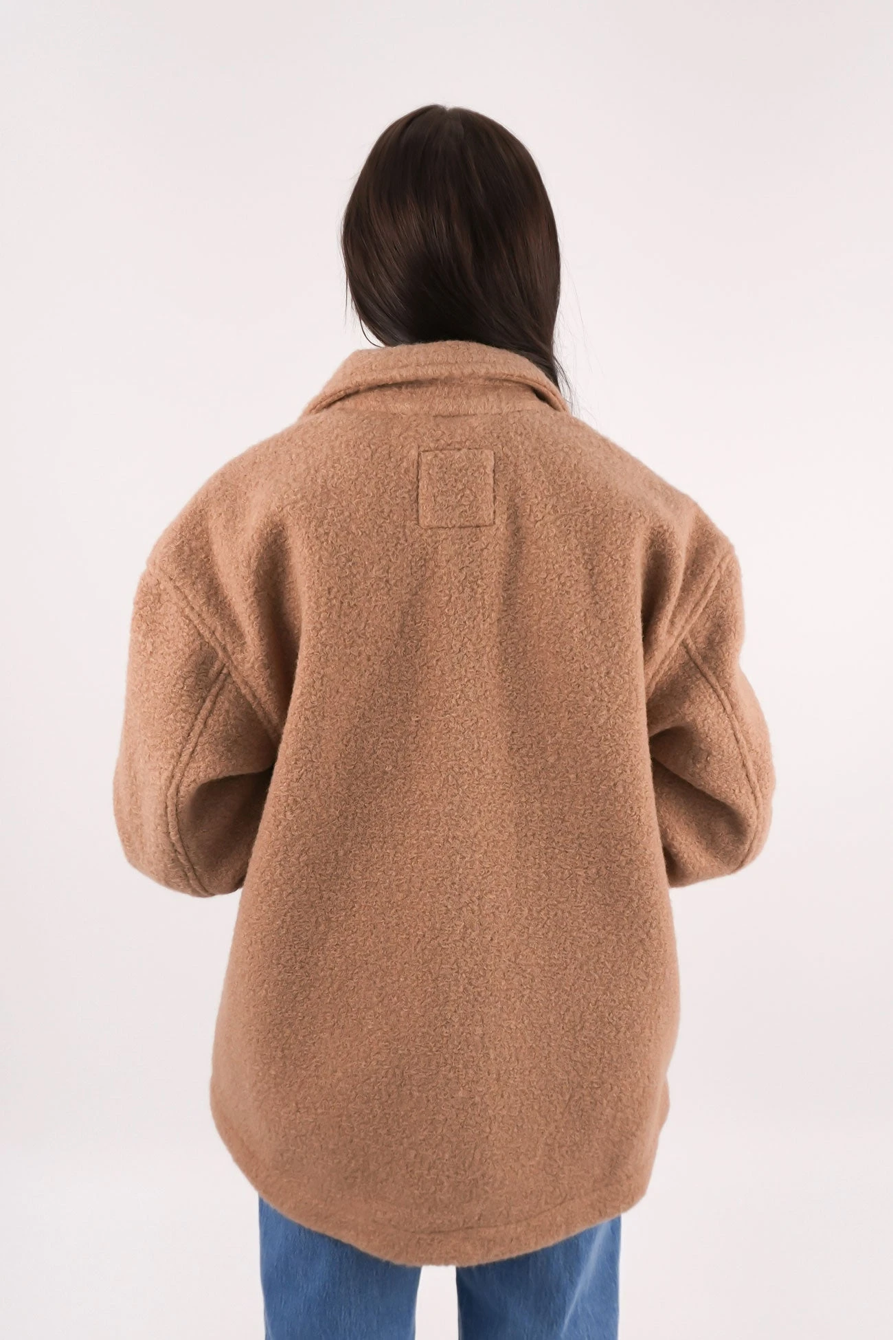 Aria Shacket Tan 2 Aria Shacket Tan - Image 2