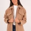 Aria Shacket Tan