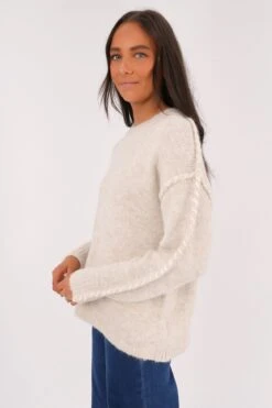 Arissa Knit Jumper Latte -Jean Jail Shop Arissa Knit Jumper Latte s