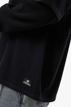 Arts & Industrial Layer Box Fit Oversize Long Sleeve Tee Black -Jean Jail Shop Arts 26 Industrial Layer Box Fit Oversize Long Sleeve Tee Black3