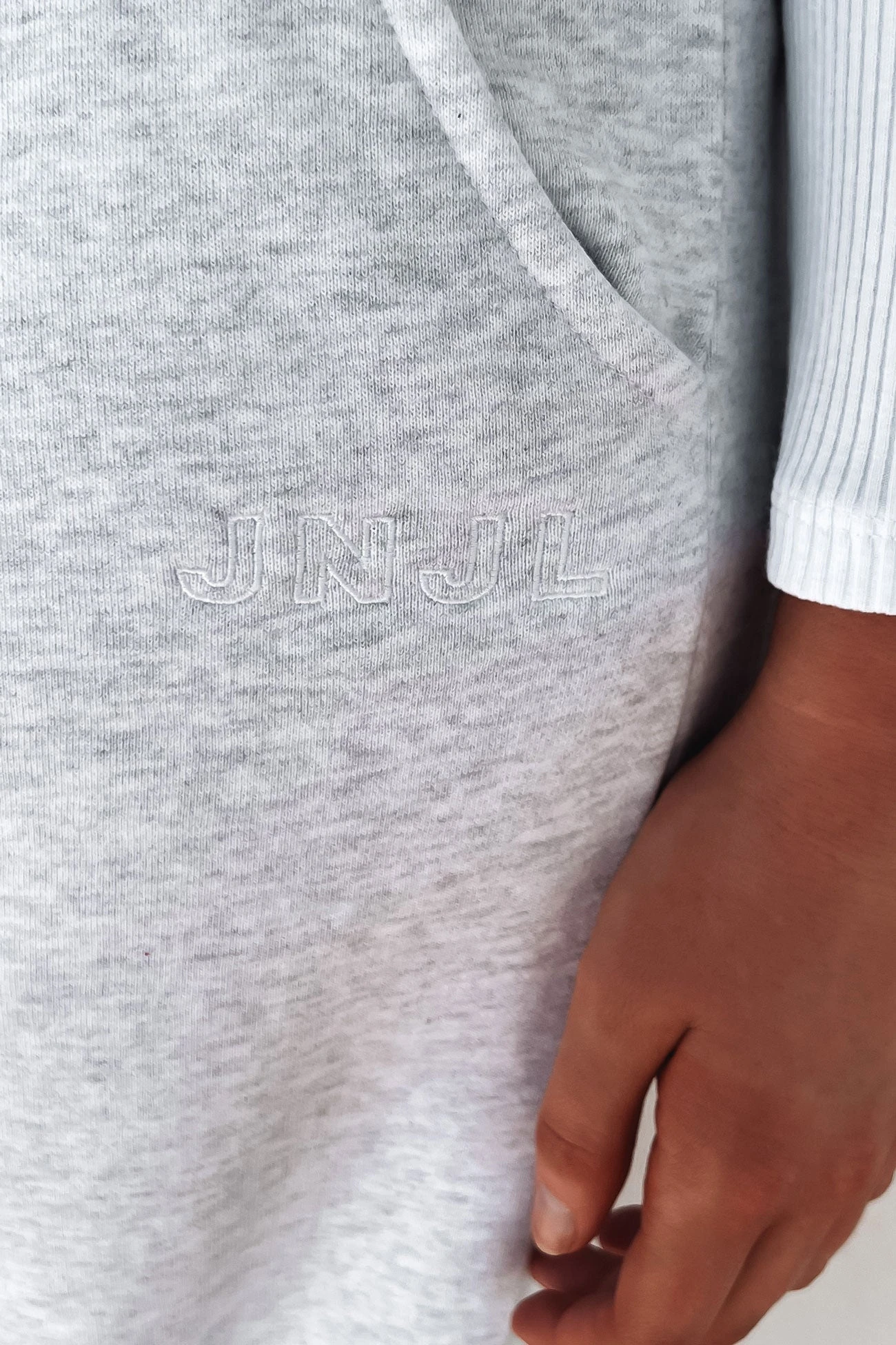 Austin Track Pant Snow Marle 6 Austin Track Pant Snow Marle - Image 6