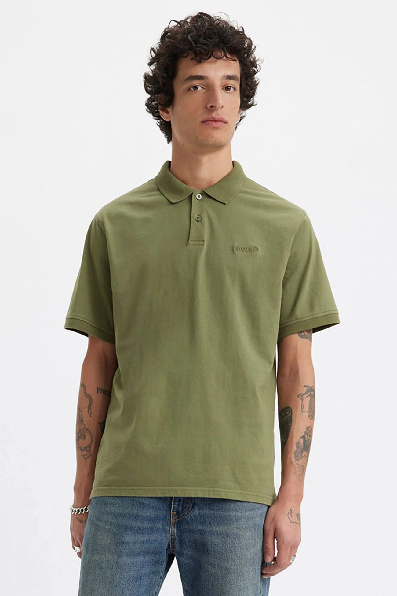 Levis Authentic Polo Bluish Olive 1 Levis Authentic Polo Bluish Olive