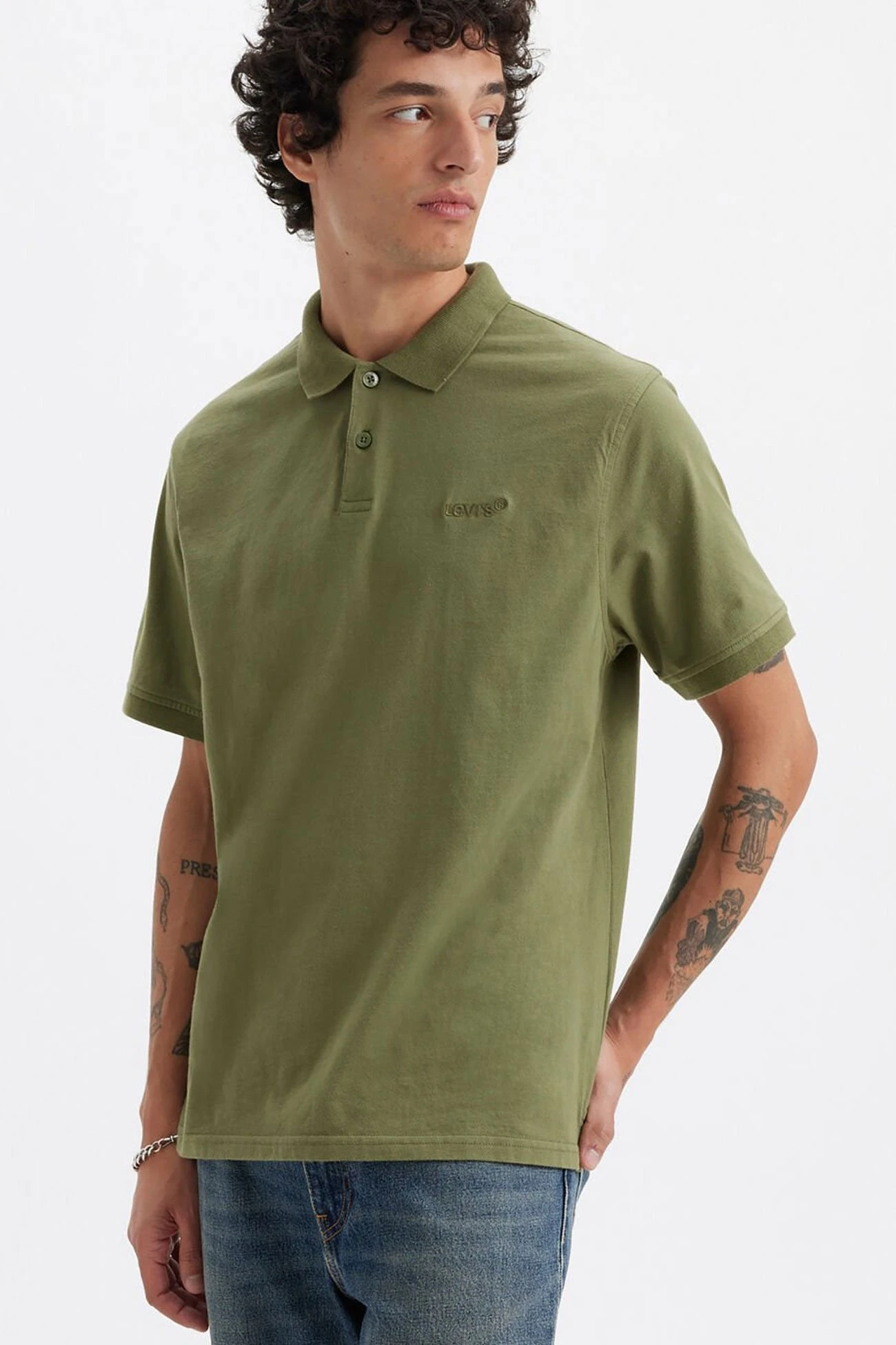 Levis Authentic Polo Bluish Olive 3 Levis Authentic Polo Bluish Olive - Image 3