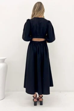 Ava Maxi Dress Black -Jean Jail Shop Ava Maxi Dress Black bbjpg