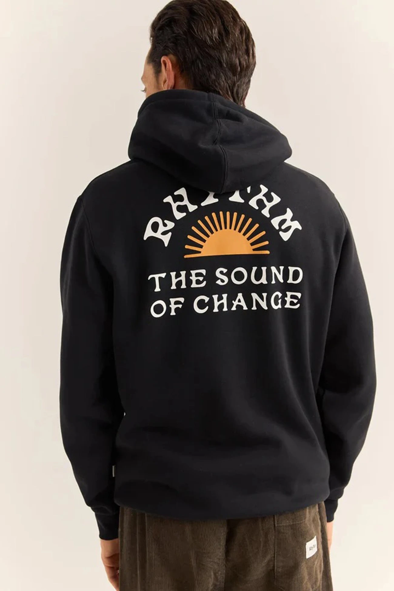 Rhythm Awake Fleece Hood Black 2 Rhythm Awake Fleece Hood Black - Image 2