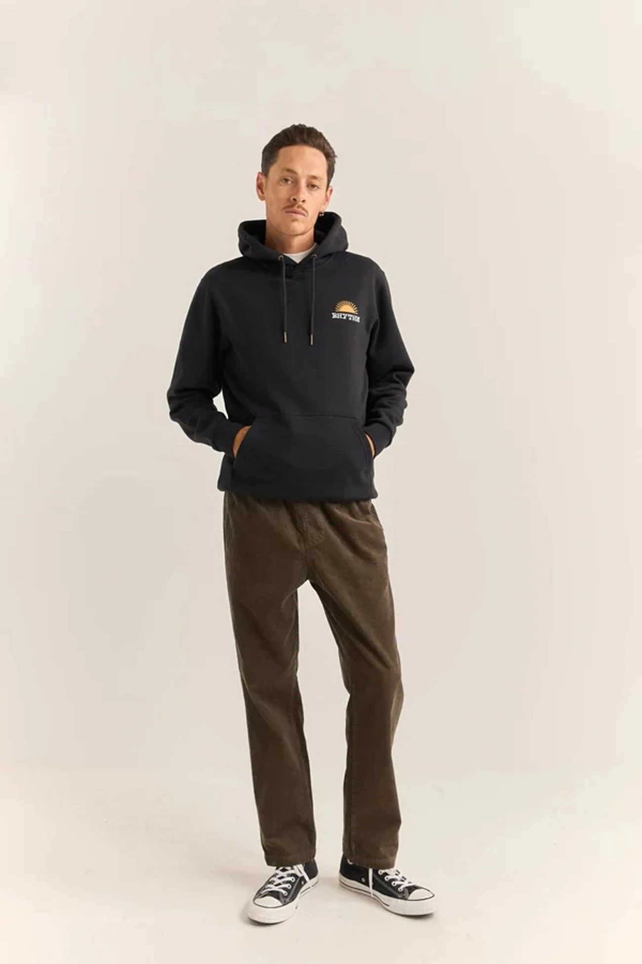 Rhythm Awake Fleece Hood Black 3 Rhythm Awake Fleece Hood Black - Image 3