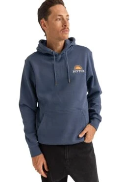 Rhythm Awake Fleece Hood Navy