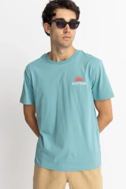 Rhythm Awake Short Sleeve T-Shirt Mineral Blue