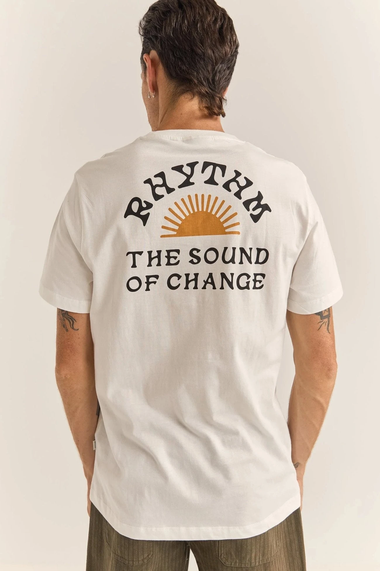 Rhythm Awake Tee White 2 Rhythm Awake Tee White - Image 2