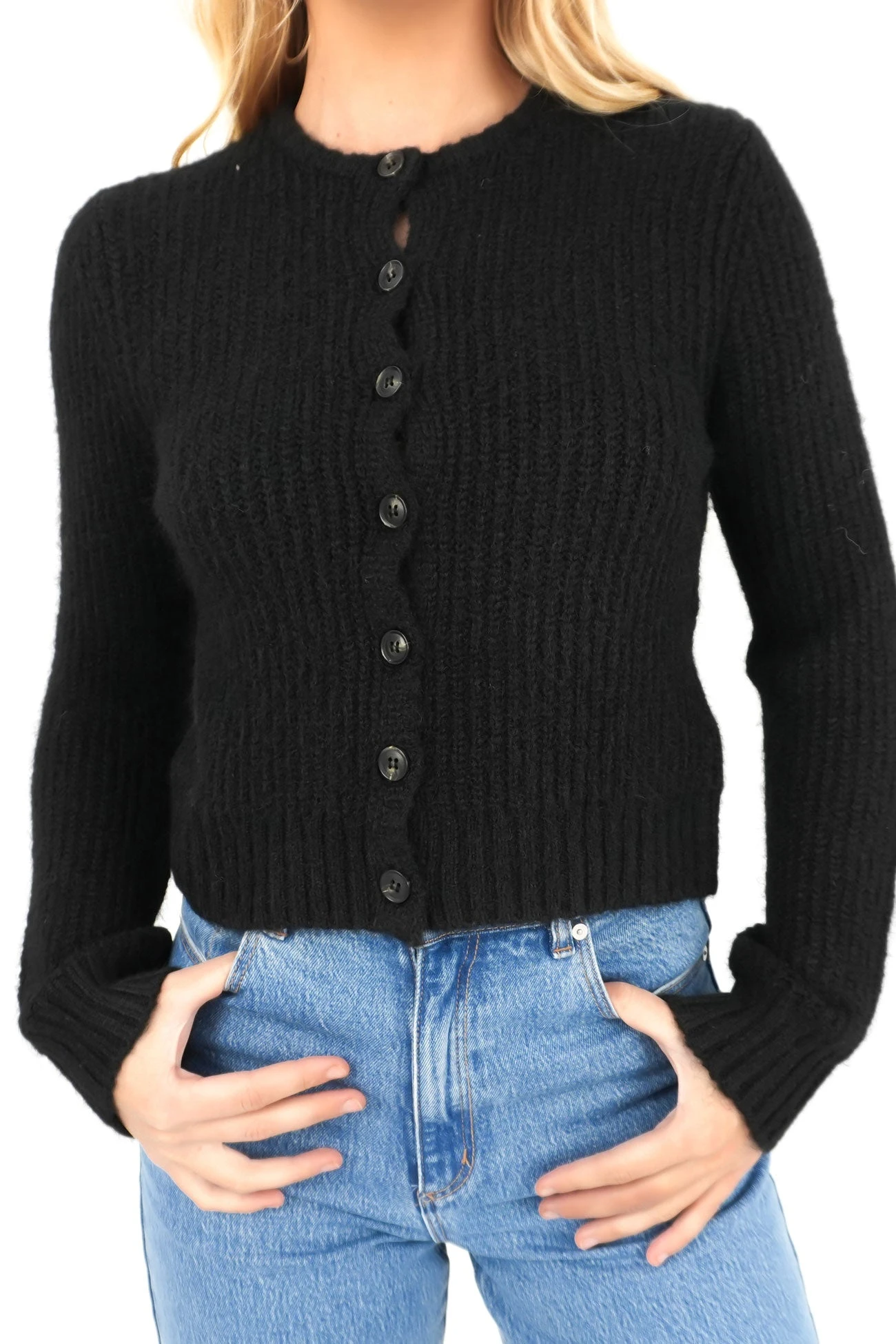 Aya Cardigan Black 2 Aya Cardigan Black - Image 2