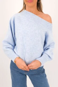 Ayden Knit Jumper Blue