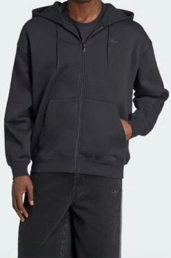 ADIDAS Baggy FZ Hoodie Black