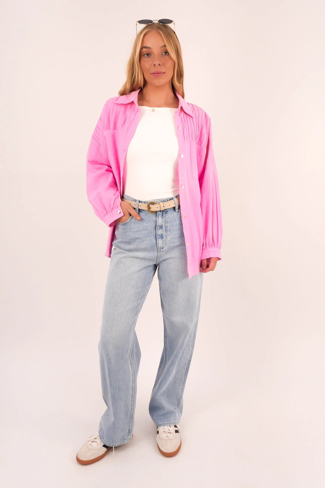 Belle Shirt Pink 5 Belle Shirt Pink - Image 5