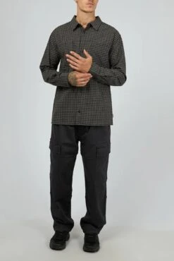 Benton Long Sleeve Shirt Black