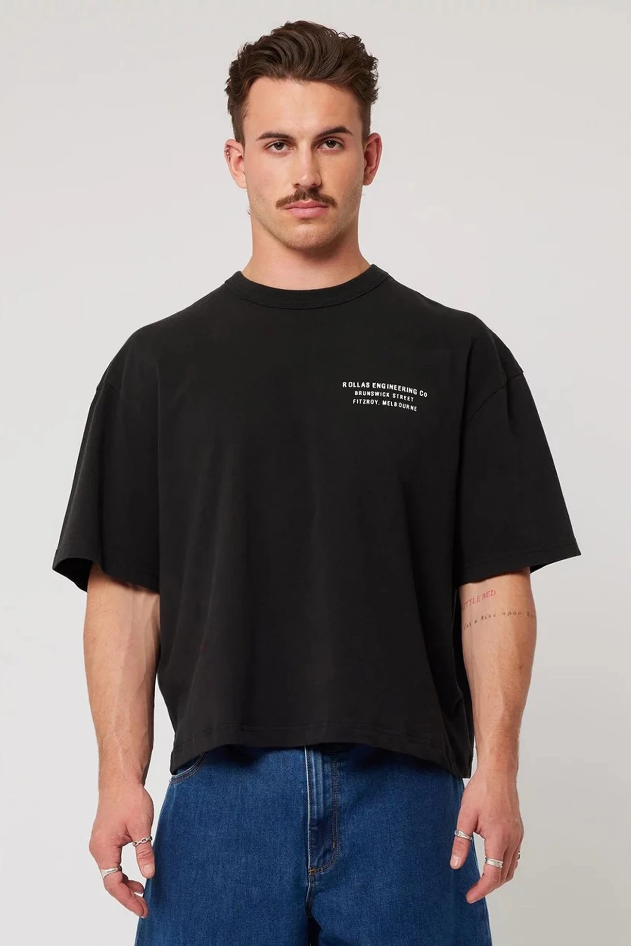 Big Motor Tee Chop Washed Black 1 Big Motor Tee Chop Washed Black