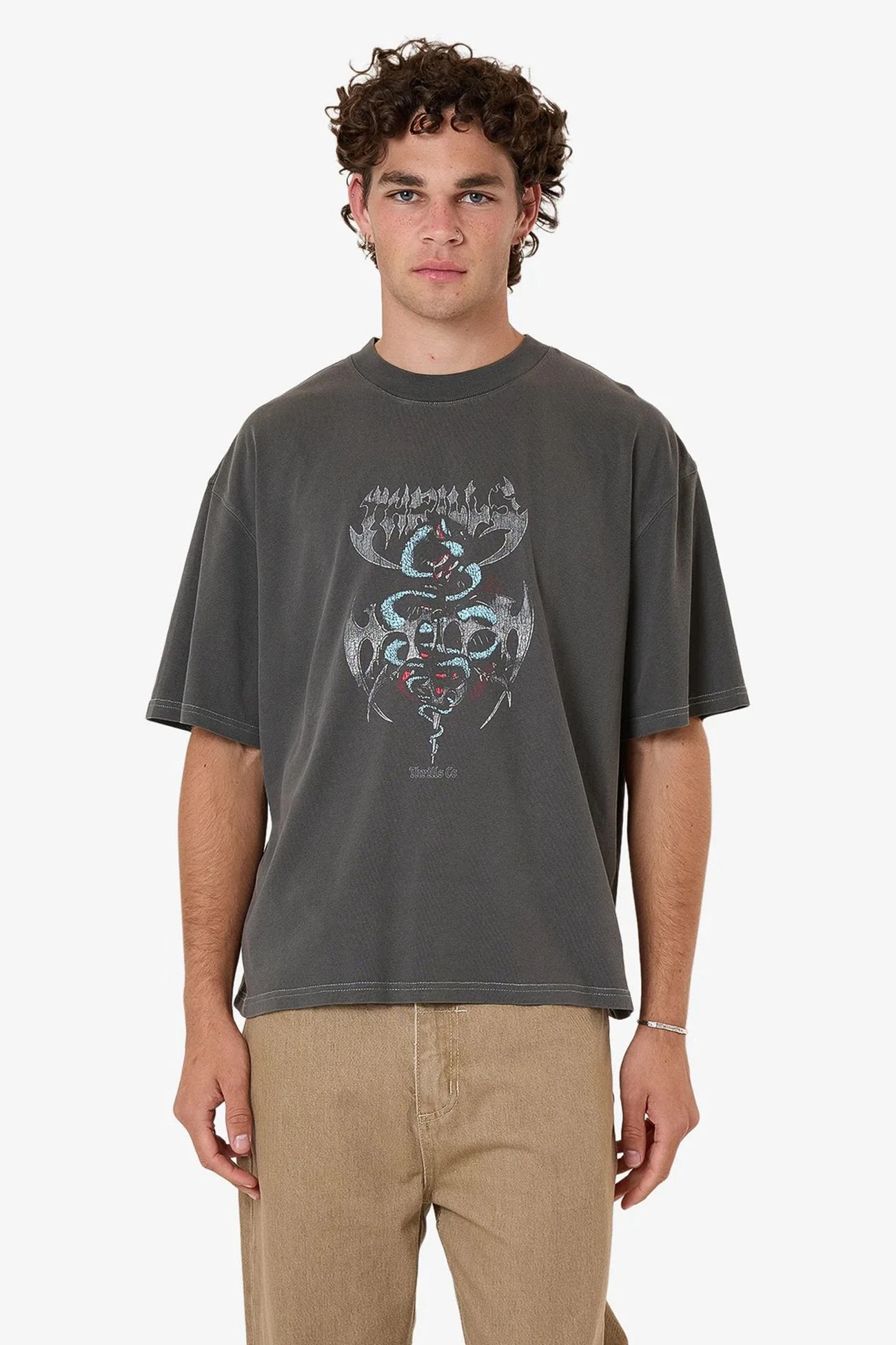 Bitter End Box Fit Oversize Short Tee Merch Black 1 Bitter End Box Fit Oversize Short Tee Merch Black