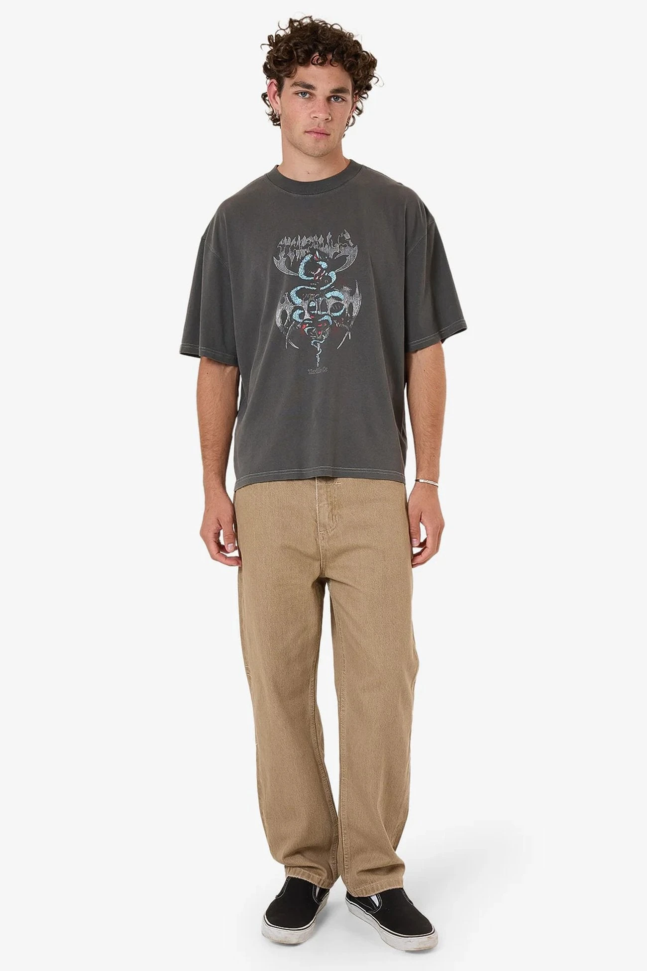 Bitter End Box Fit Oversize Short Tee Merch Black 5 Bitter End Box Fit Oversize Short Tee Merch Black - Image 5