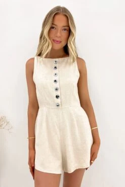 Bodhi Playsuit Oat
