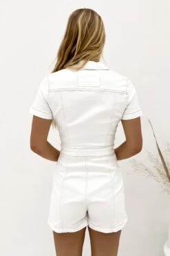Boston Playsuit Vintage White -Jean Jail Shop Boston Playsuit Vintage White3