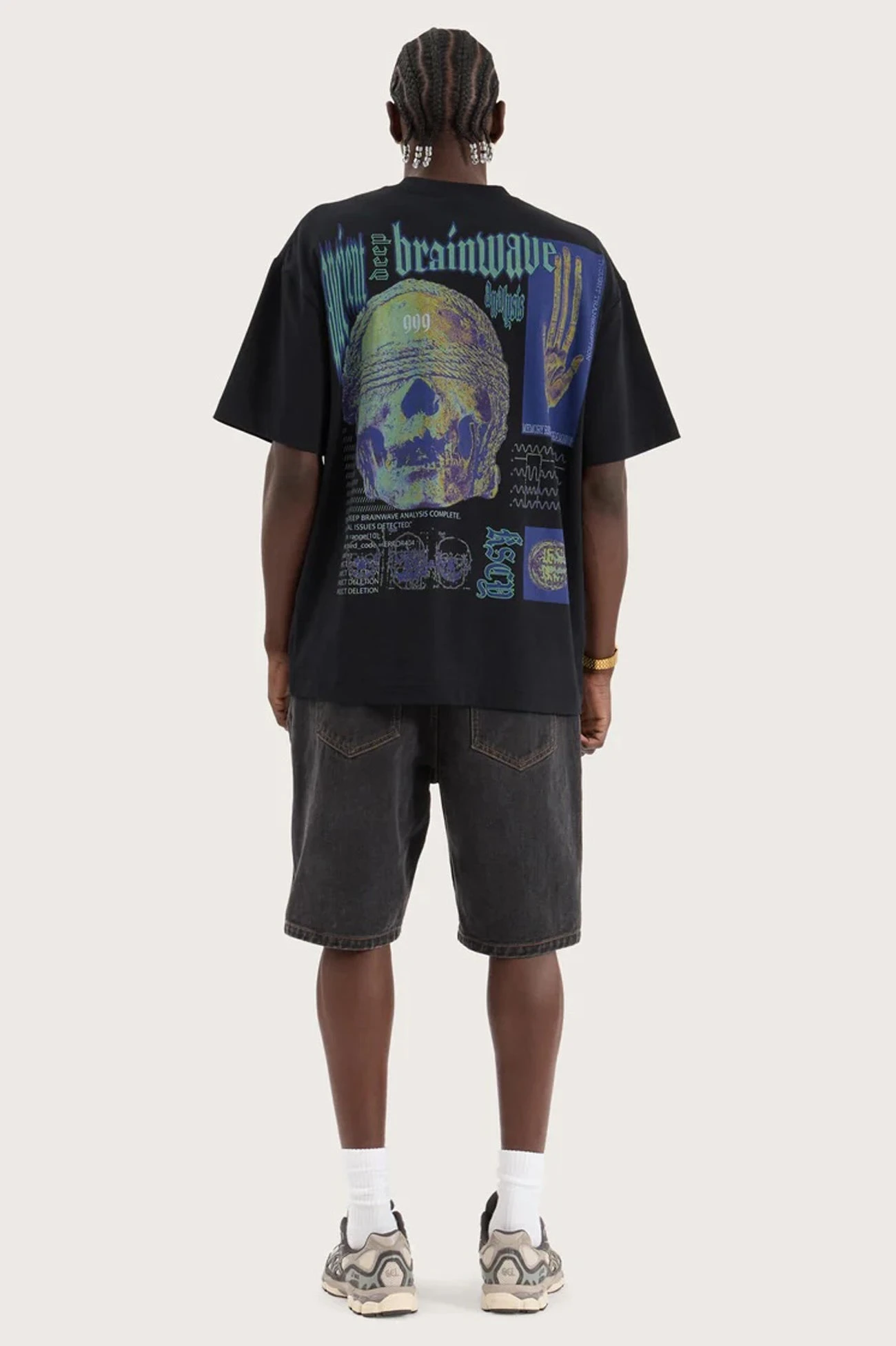 Brainwave Street Tee Anthracite Black 5 Brainwave Street Tee Anthracite Black - Image 5