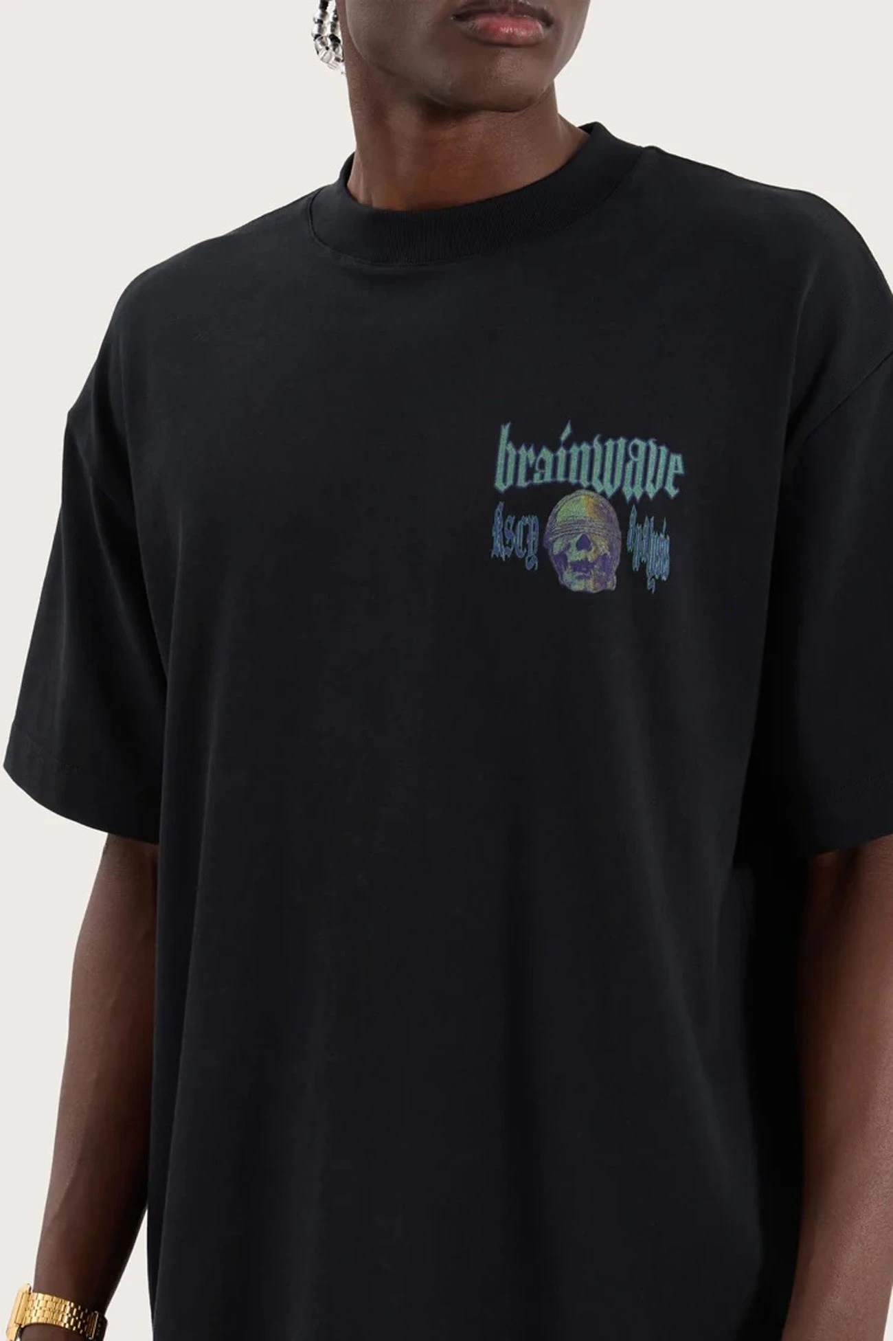Brainwave Street Tee Anthracite Black 3 Brainwave Street Tee Anthracite Black - Image 3