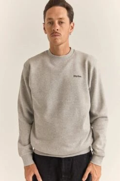Rhythm Brand Fleece Crew Grey Heather