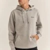 Rhythm Brand Fleece Hood Grey Heather