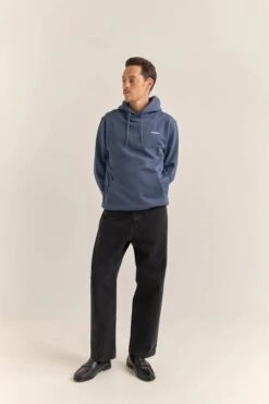 Rhythm Brand Fleece Hood Navy 6 Rhythm Brand Fleece Hood Navy -Jean Jail Shop Brand Fleece Hood Navy fjpg