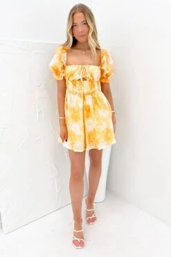 Brandon Mini Dress Yellow -Jean Jail Shop Brandon Mini Dress Yellow f4