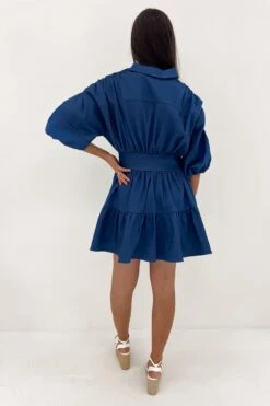 Cambri Denim Mini Dress Blue 7 Cambri Denim Mini Dress Blue -Jean Jail Shop Cambri Denim Mini Dress Blue bjpg